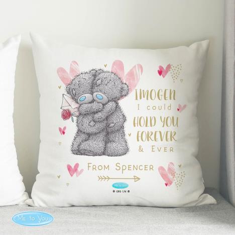 Personalised Hold You Forever Me to You Cushion Extra Image 1